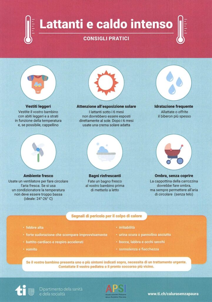 consigli utili per prevenire i colpi di calore nei bambini